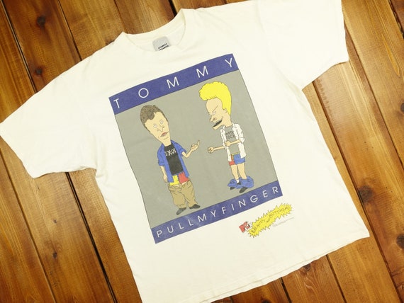 MTV 90s Beavis and Butthead Tommy Pull My Finger T