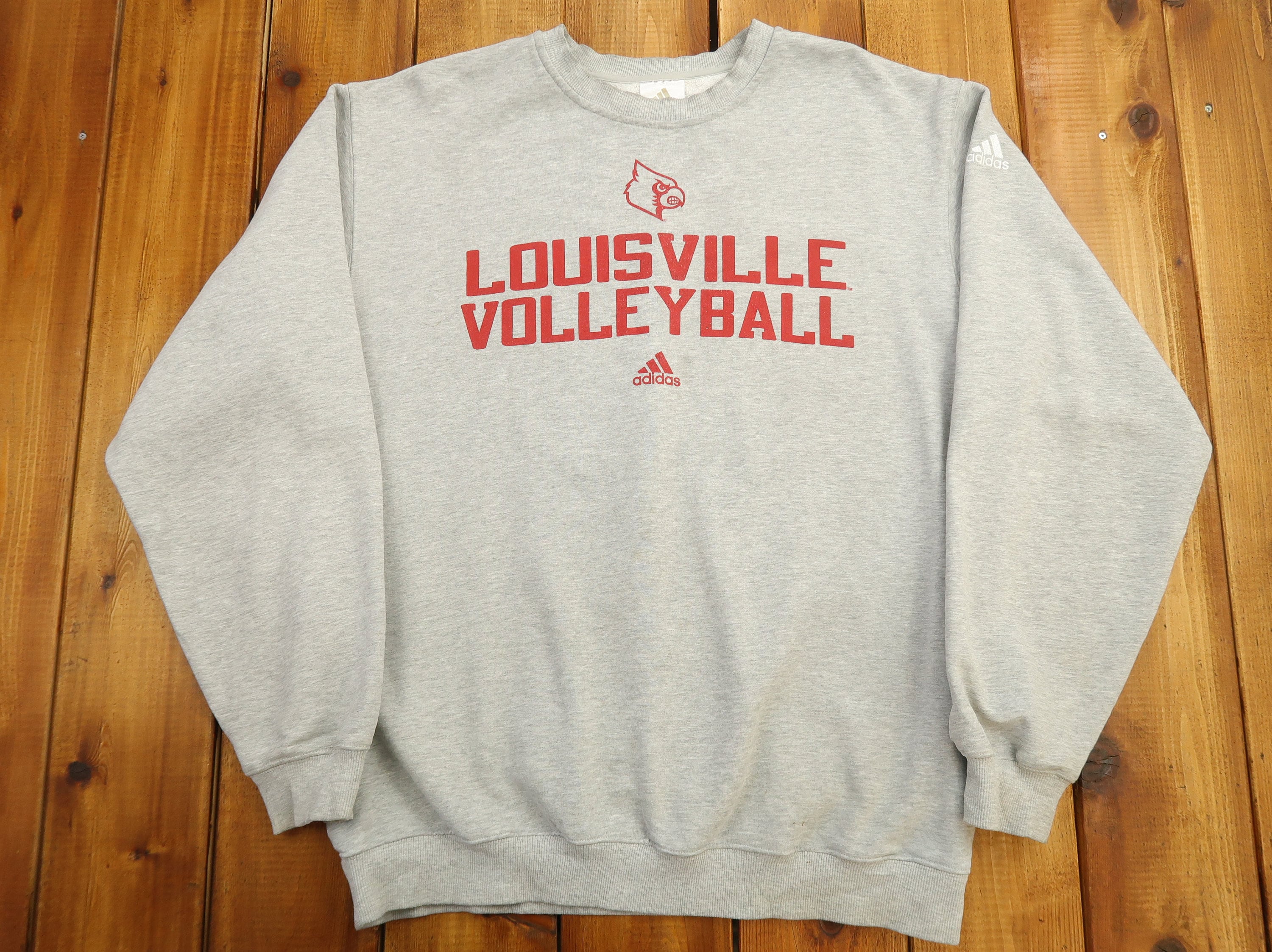Vintage Adidas Louisville Volleyball Sweatshirt Size Large H2 Etsy