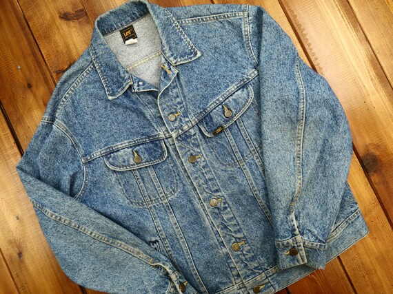 Vintage Lee Riders Jean Jacket Size 44R D16