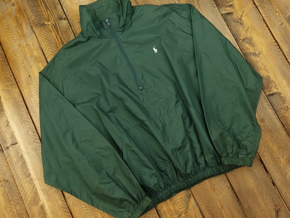 90s Polo Ralph Lauren Quarter Zip Windbreaker Size