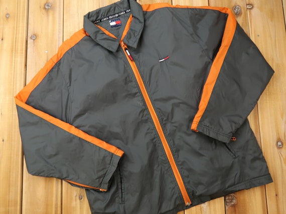 Tommy Hilfiger Arm Zip Windbreaker Size Large D7