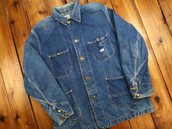 Lee 70s Sanforized Union Made Denim Jacket Size La