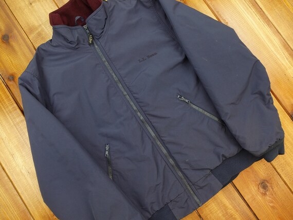 90s LL Bean Fleece Lined Jacket Size Medium D10