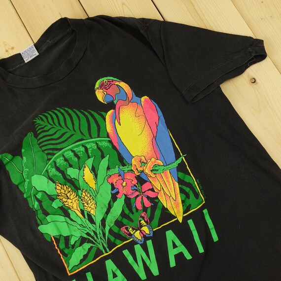 1990 Hawaii Graphic Single Stitch T Shirt Poly Tee
