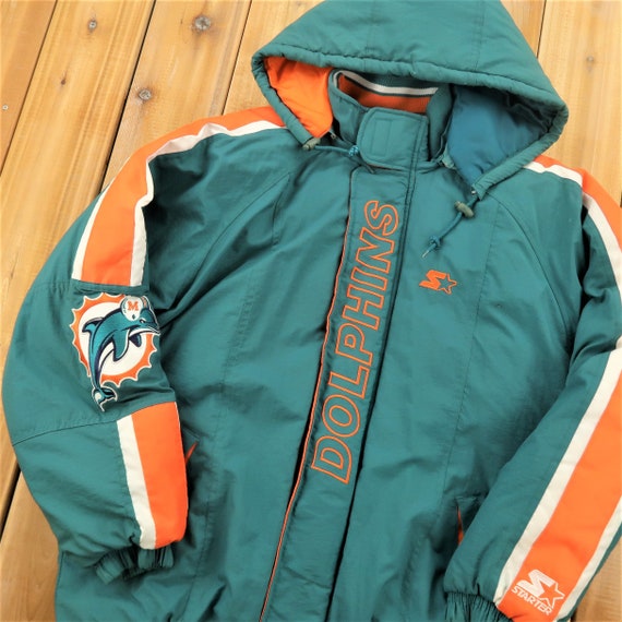 Miami Dolphins Vintage NFL Starter Jacket Size Med
