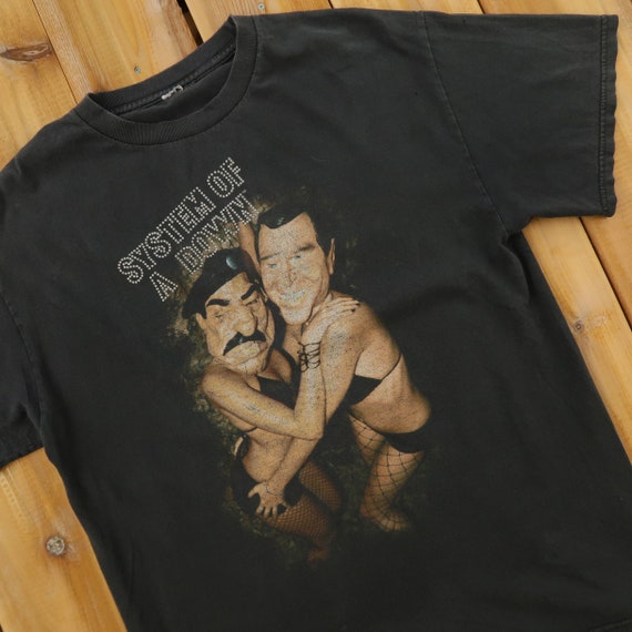 SOAD System of a Down Hussein & Bush Band T shirt