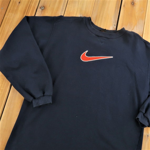 90s Nike Swoosh Crew Neck Sweater Size Youth XL