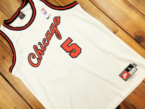 Jalen Rose Chicago Bulls NBA Vintage Nike Jersey S