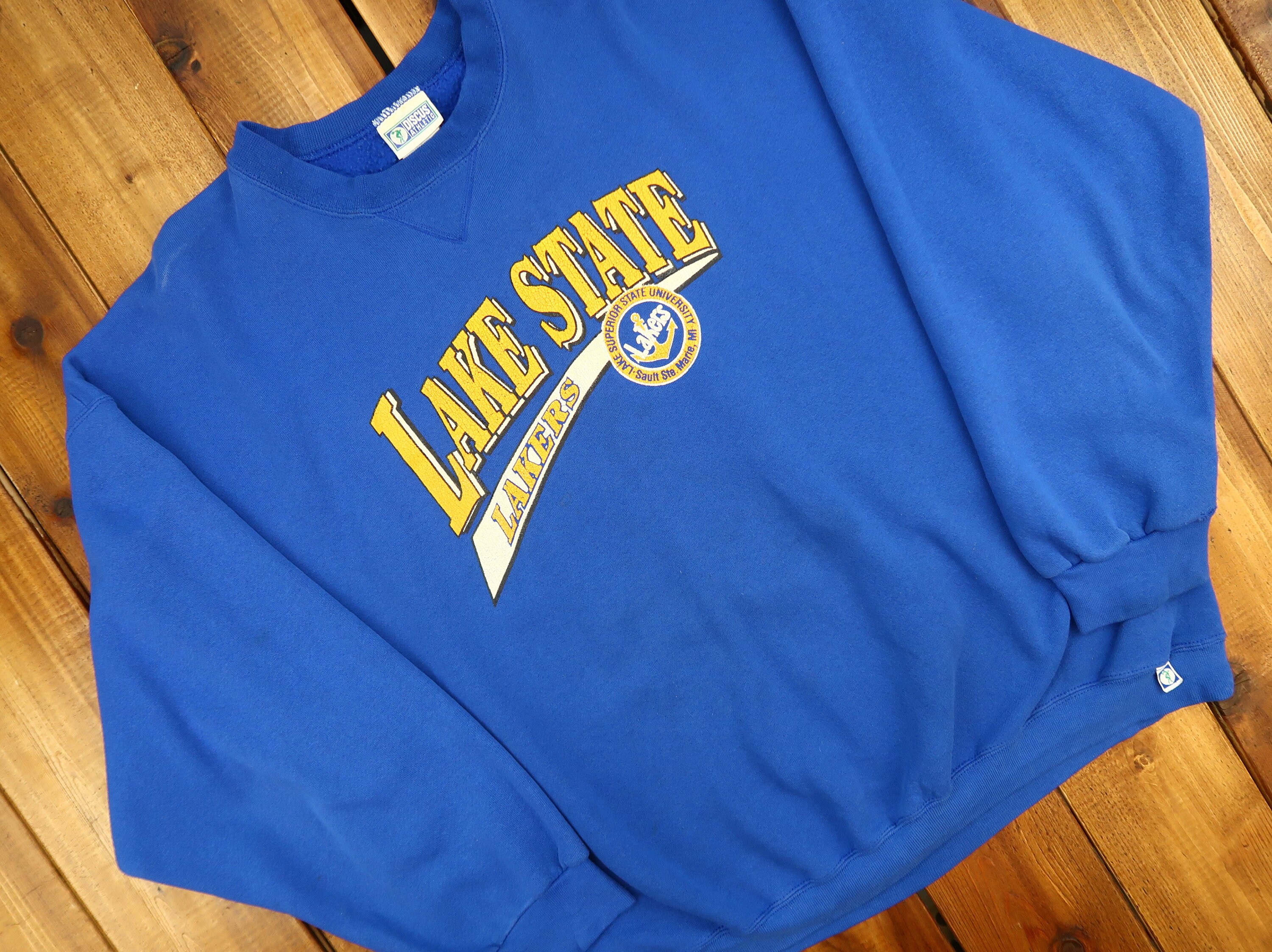 Lake Superior State University Lakers Vintage Crewneck Size Etsy