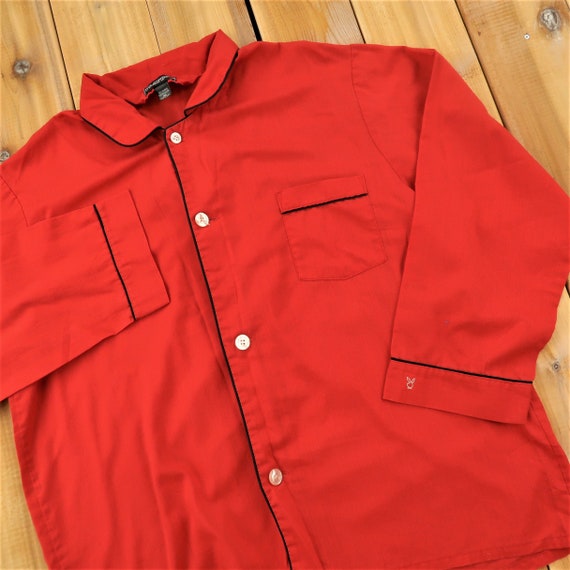 Vintage Playboy Pajama Shirt Size XL