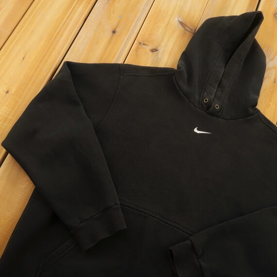 Vintage Nike Center Swoosh Hoodie Sweatshirt Size