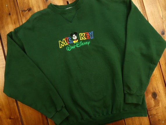 80s Disney Mickey Mouse Embroidered Sweatshirt Siz