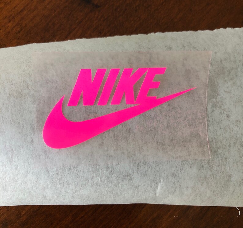 Nike Swoosh Heat Transfer Vinyl Ironon Decal Just Do it Etsy