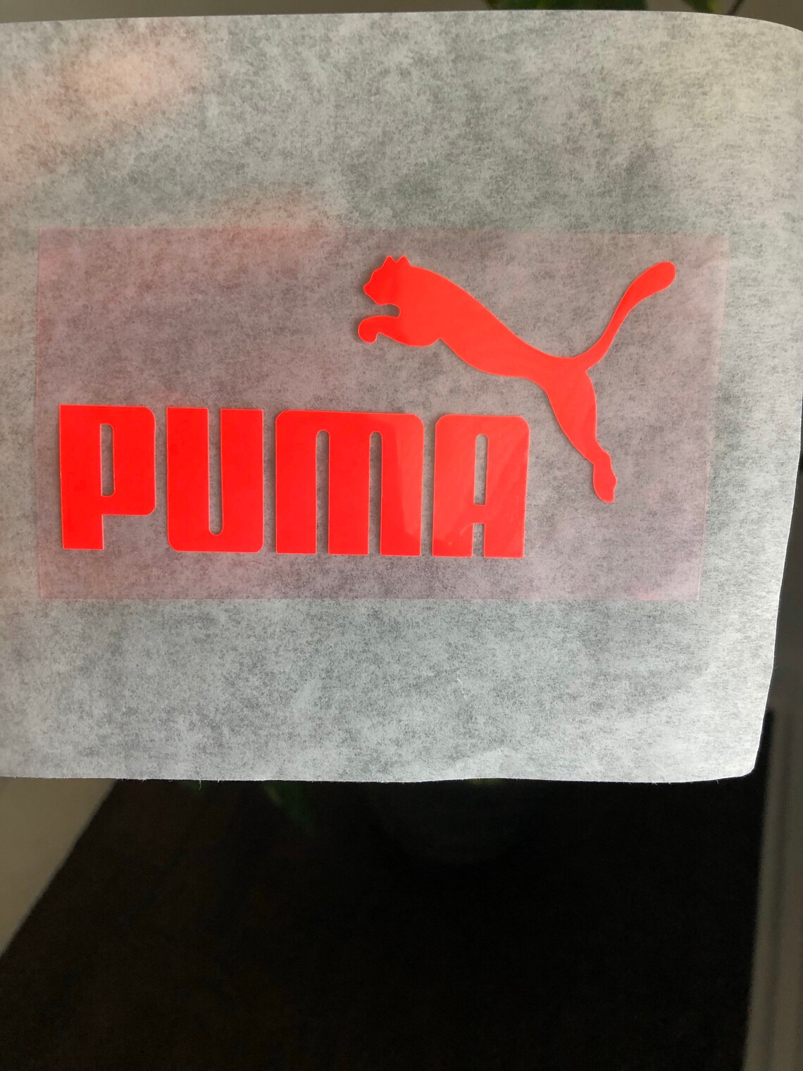 Puma Heat Transfer Vinyl Ironon Decal Puma Logo Neon Etsy