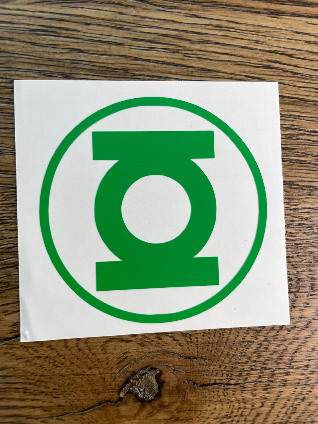 Green Lantern Decal Marvel Comics Adhesive Transfer Etsy