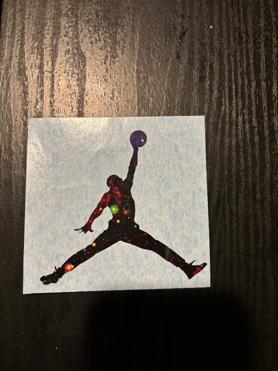 Permanent Decal Jordan Jumpman Michael Jordan Vinyl Sticker Airman Vinyl Decals Basketball Decals Jumpman Decals Etsy