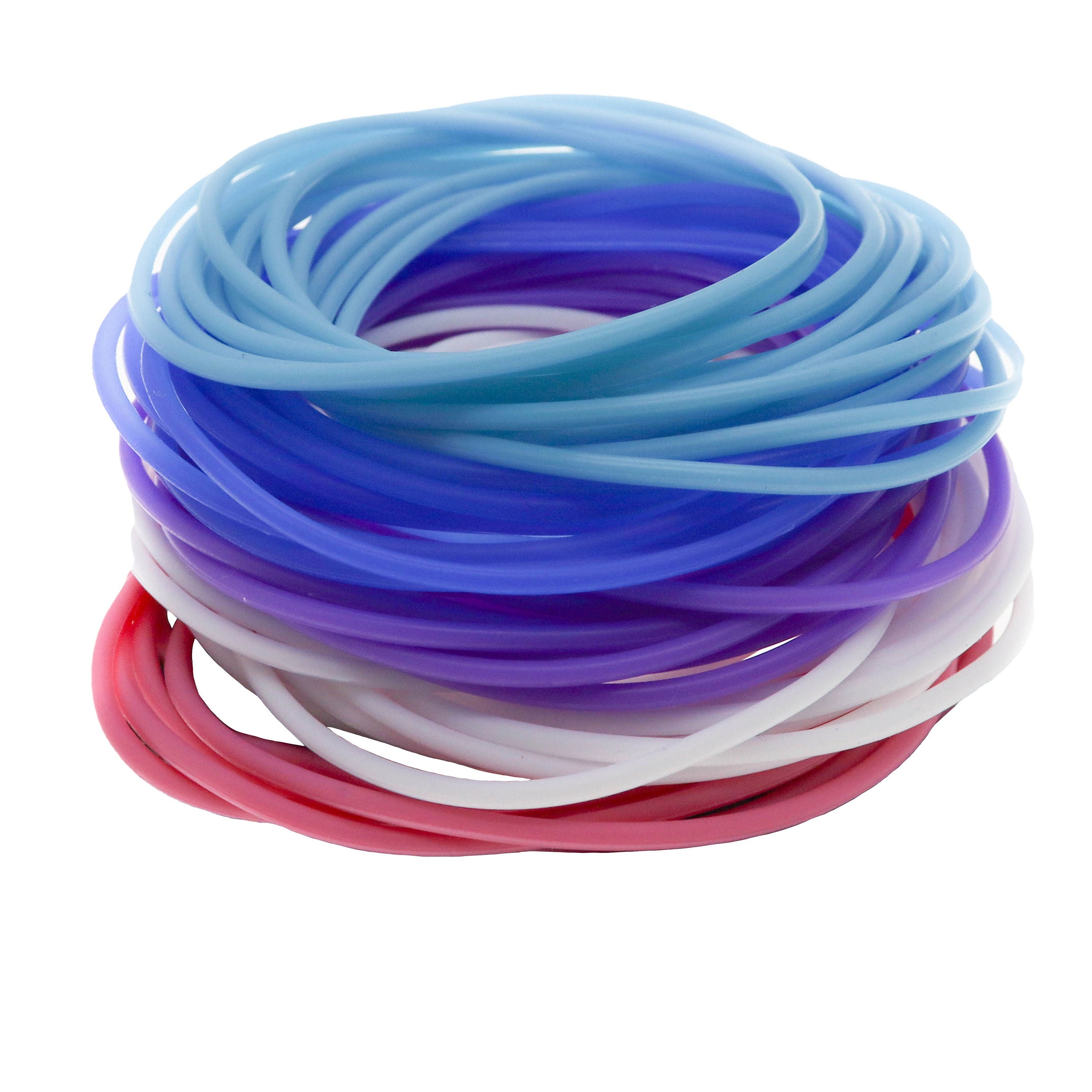 72 PCS Silicone Jelly Bracelets for Girls & Women Stretch Etsy