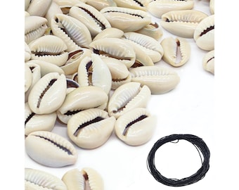 50Pcs Small Bulk Cut Sea Shell Ivory Cowrie Cowry Beads Beach Jewelry DIY Lots* 