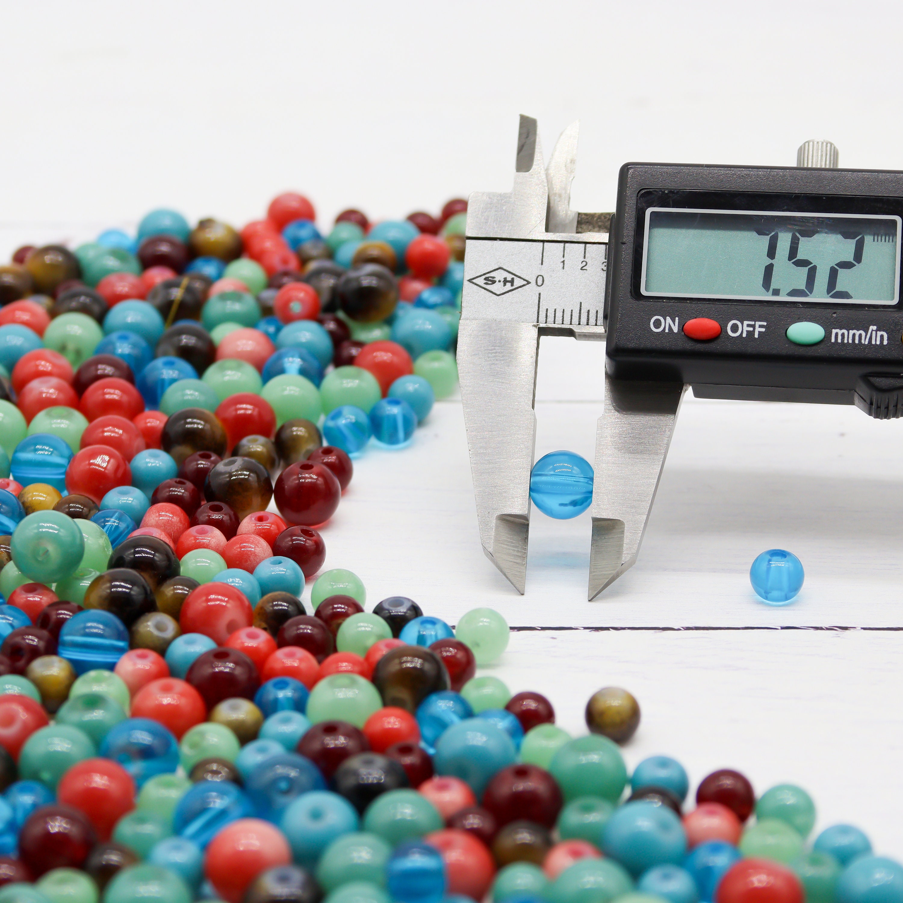 400 Glass Beads for Jewelry Making Kit 8mm & 4mm Faux Etsy