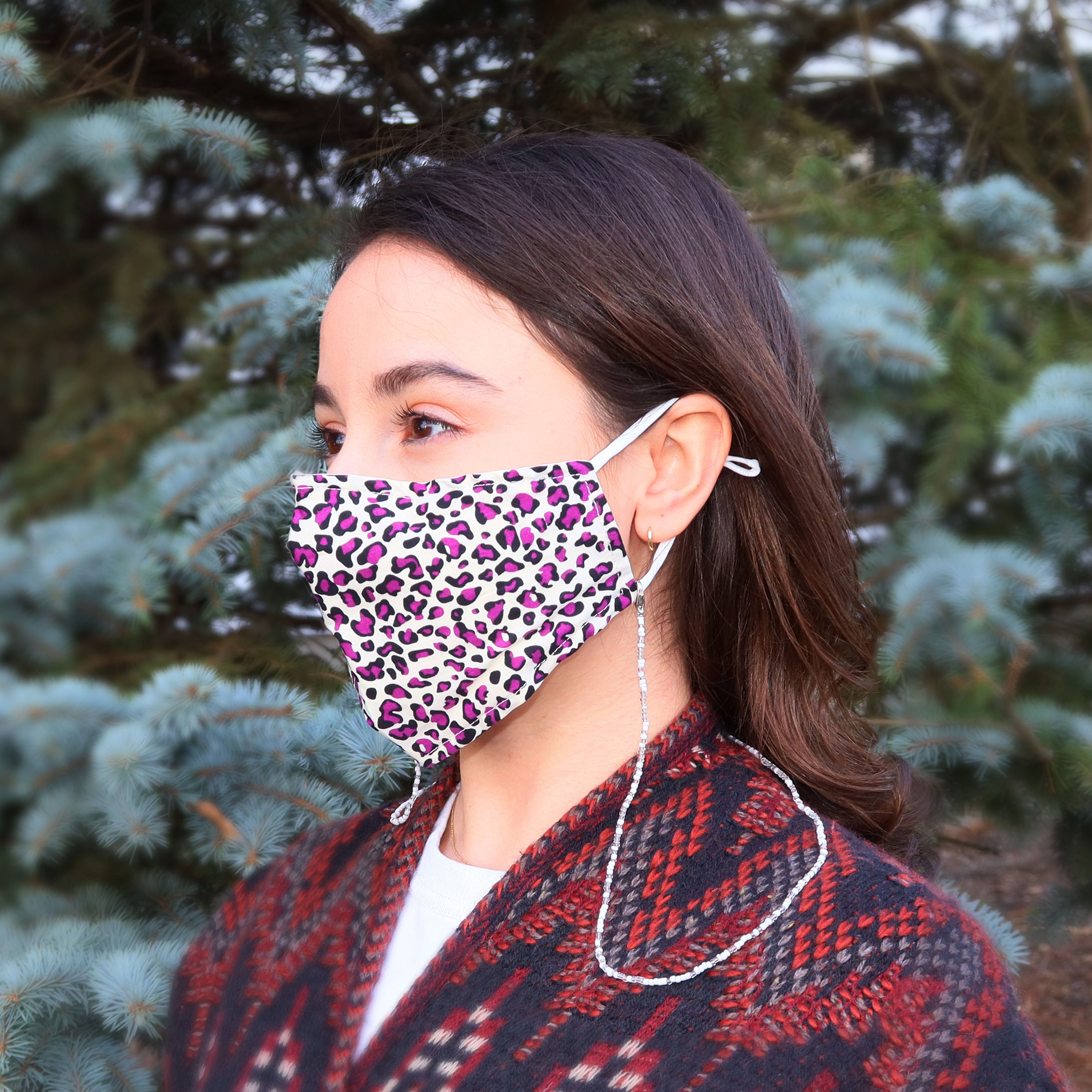 Set of 5 Beaded Face Mask Lanyard in Neutral and Metallic Etsy