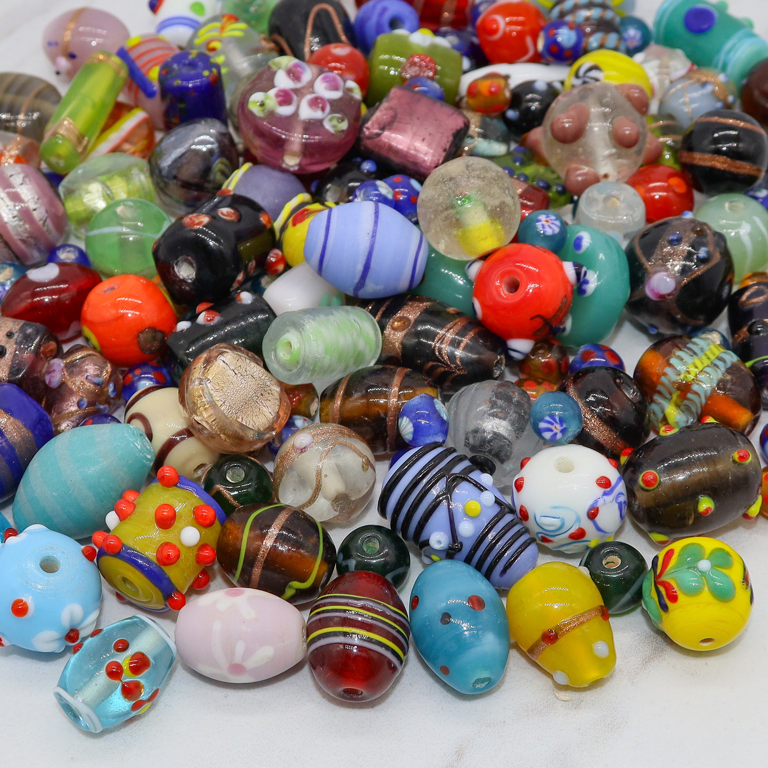 120 Assorted Lampwork Glass Beads For Jewelry Making Bulk Etsy 120 Assorted Lampwork Glass Beads For Jewelry Making Bulk Etsy