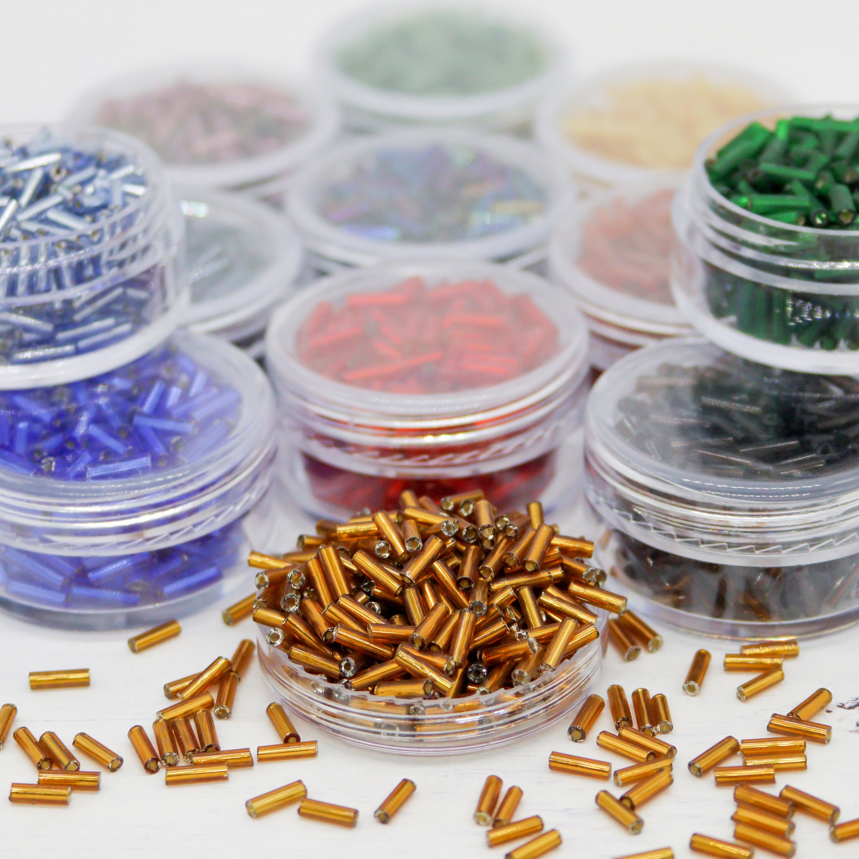 3000 PCS Glass Bugle Beads for Jewelry Making for Adults 6mm Etsy