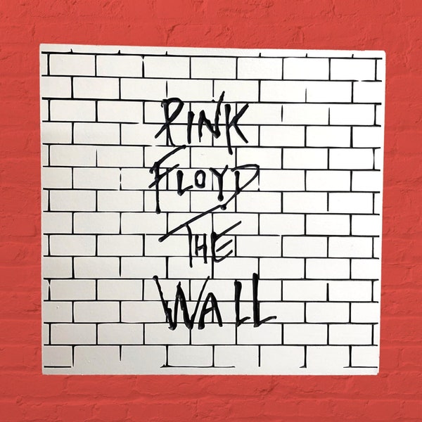 Pink Floyd - The Wall! Carved Wall or Shelf Plaque, perfect memorabilia for home bar, office, games room, man cave or anywhere you want it!