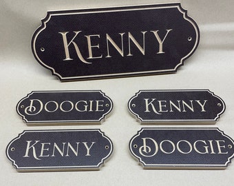 Small Saddle Rack Name Plates, Personalised Horse Name Plaques, Stable Signs, Tack Room Sign, Horse Gift