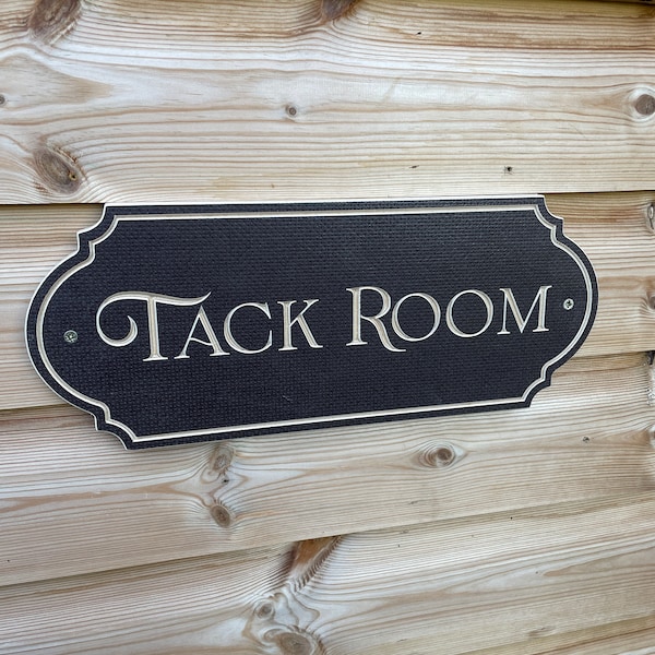 Stable Signs, Tack Room Sign, Feed Room Sign, Office Sign, Any Equestrian Sign Personalised With Your Request.