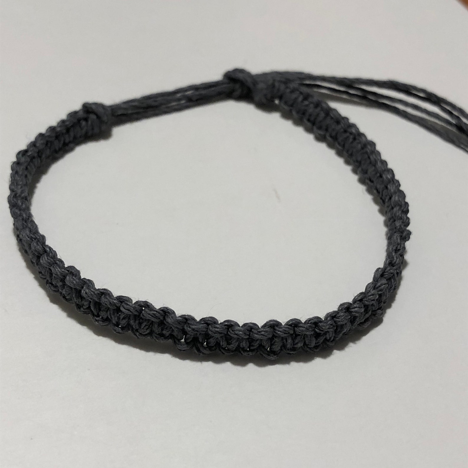 Natural Hemp Bracelets Adjustable 4 color option Very Etsy