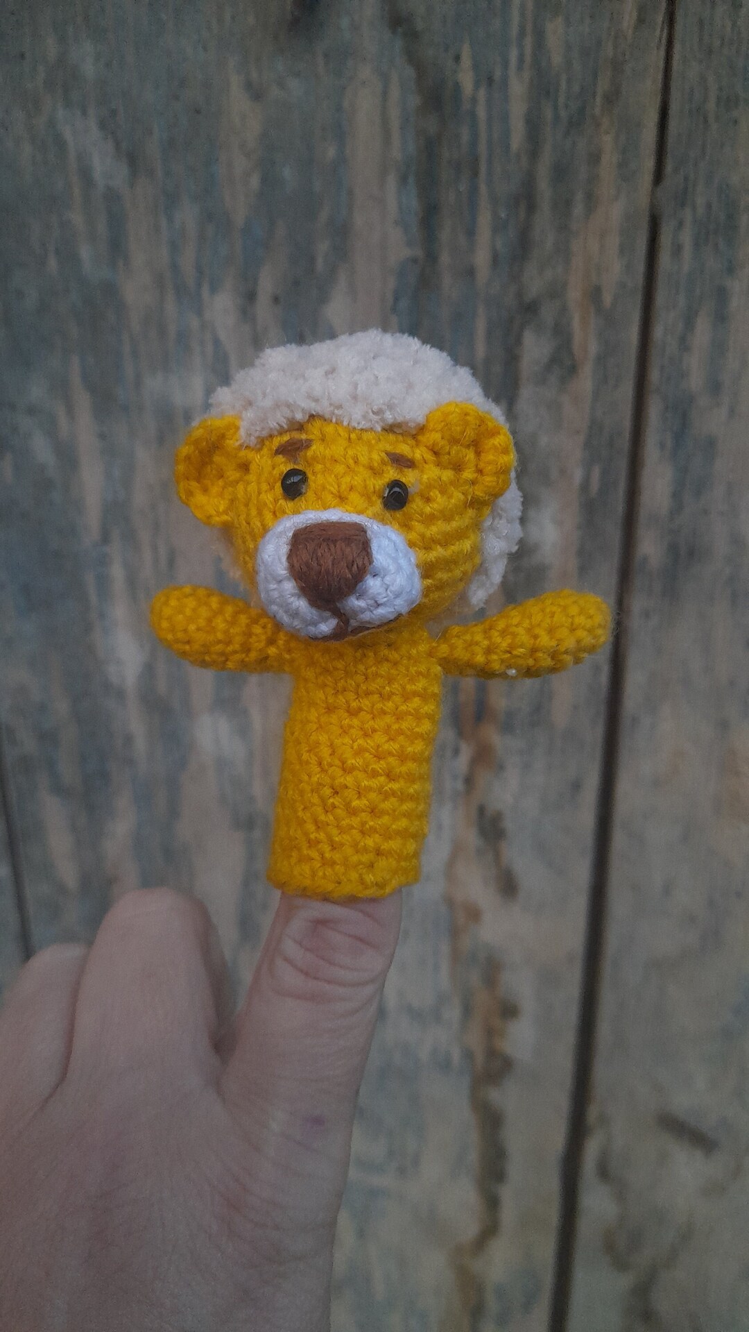 Lion Crochet Finger Puppets Speech Therapy Montessori Toy Etsy