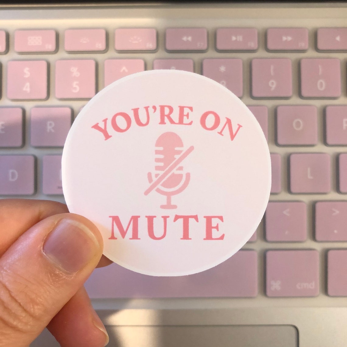 You're on Mute Sticker Zoom Sticker Work From Home Etsy