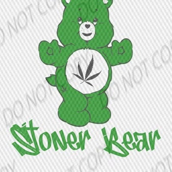Stoner Care Bear SVG,