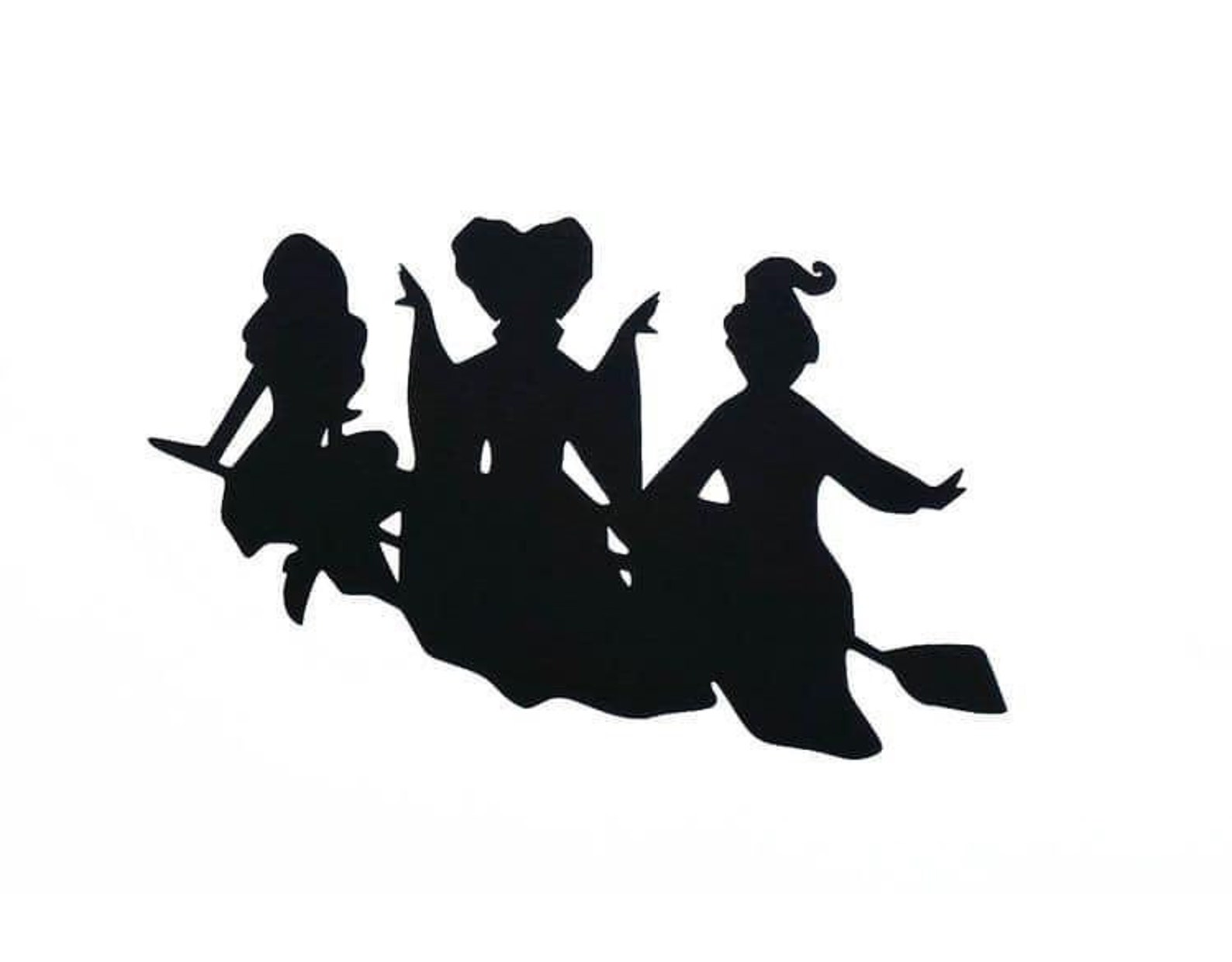 Sanderson Sisters Silhouette Svg Etsy