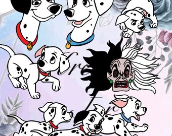 101 Dalmations SVG Bundle Curella Devil