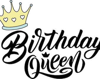Birthday Queen SVG