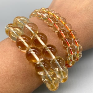 Citrine Bracelet 7mm, 11mm