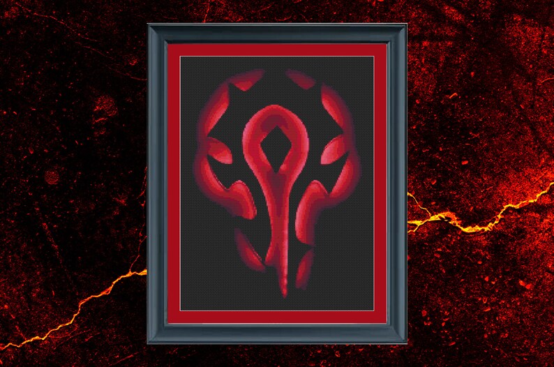 World of Warcraft For the Horde Cross Stitch Pattern PDF ...