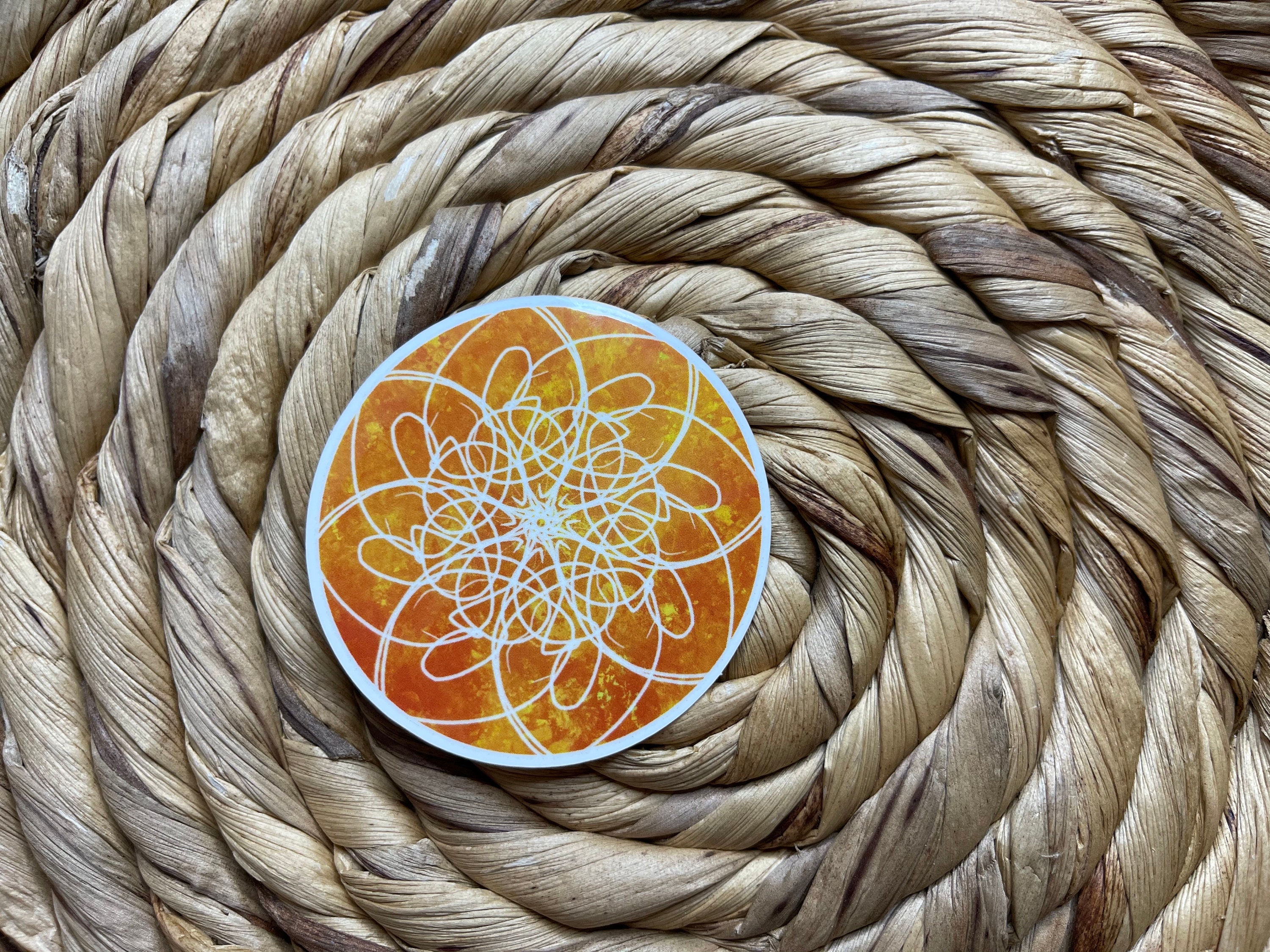 Orange Creamsicle Sticker | Waterproof | Harrison's Autism Art
