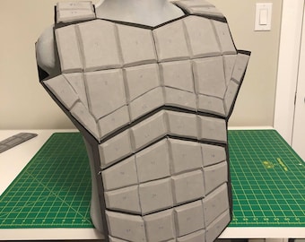 MK 1 Armored Spider-Man Chest cosplay TEMPLATE