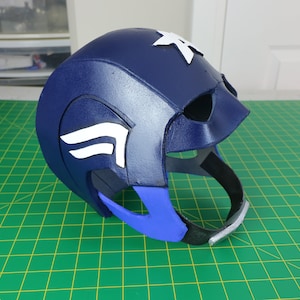 US Agent Helmet template from Falcon and the Winter Soldier