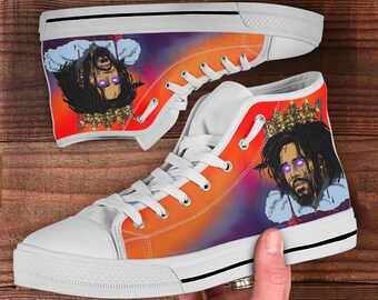 j cole custom shoes