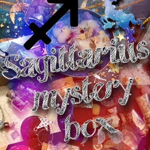 SAGITTARIUS witchy  mystery box - ZODIAC gift - Sagittarius  witch