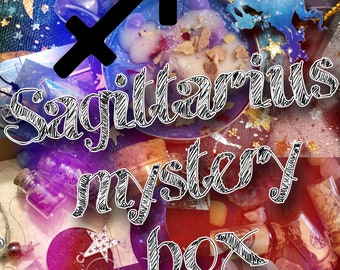 SAGITTARIUS witchy  mystery box - ZODIAC gift - Sagittarius  witch