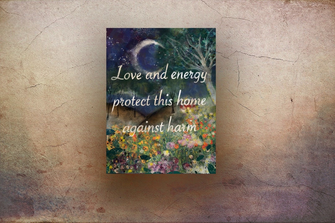 Good Juju HOME BLESSING NO Evil Art Print Canvas Home Blessing Canvas - Etsy