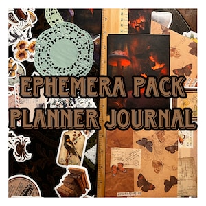 Unique Witchcraft JOURNAL SUPPLIES, black white witch  journaling, witch supplies, mystical journaling supplies, Wiccan journaling