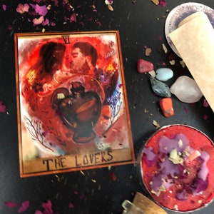 Love witch candle set / love intent candle