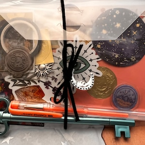 Deluxe Wicca witchy large stationery set | journaling set | planner kit | journaling kit | bujo | 50+ pieces ready to gift