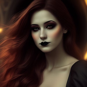 Print of my  witch artwork digital print 11”
