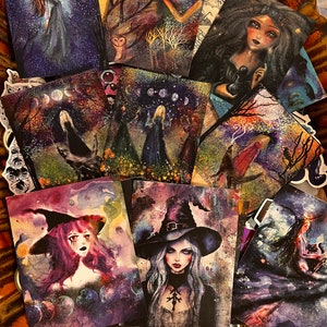35pc  Magickal world prints and more, Witch art, Witch gift, witch ephemera, witch journaling